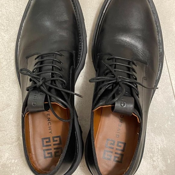 Givenchy Men\'s Black 50mm Leather Lace-up Shoes main image 5